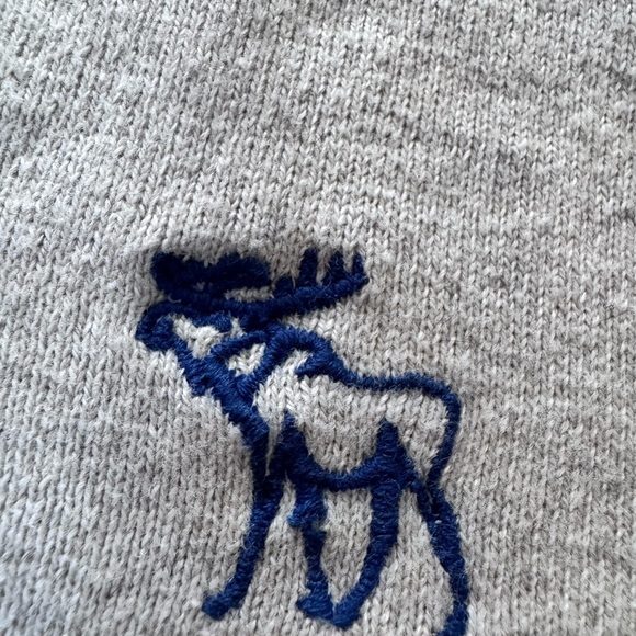 Abercrombie & Fitch Muscle Fit V-neck Sweater Men Size Large - Picture 5 of 6